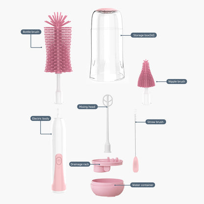 Electric Bottle Brush Cleaner Set (UV light)
