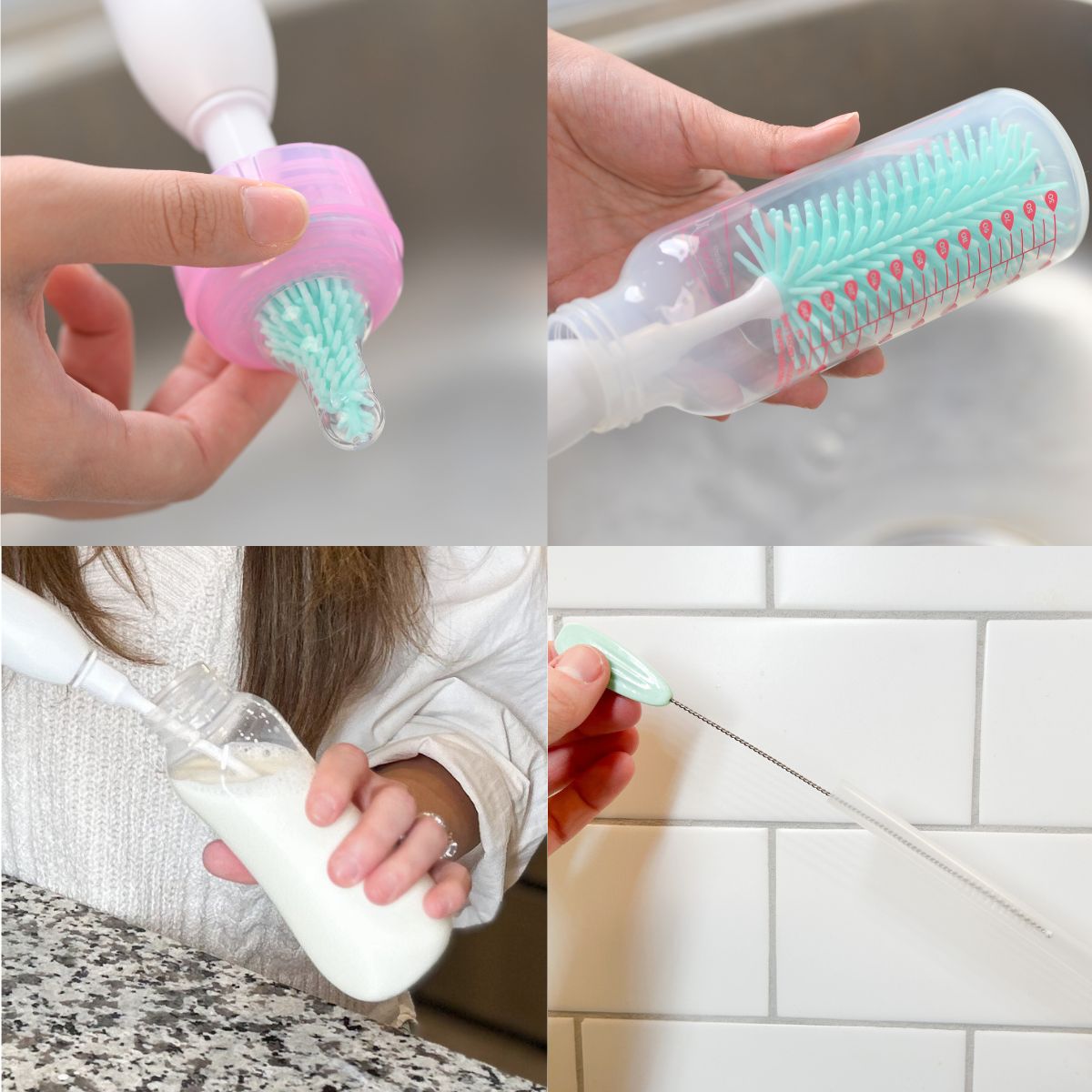 Electric Bottle Brush Cleaner Set (UV light)