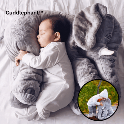 Cuddlephant™ | Baby Elephant Pillow