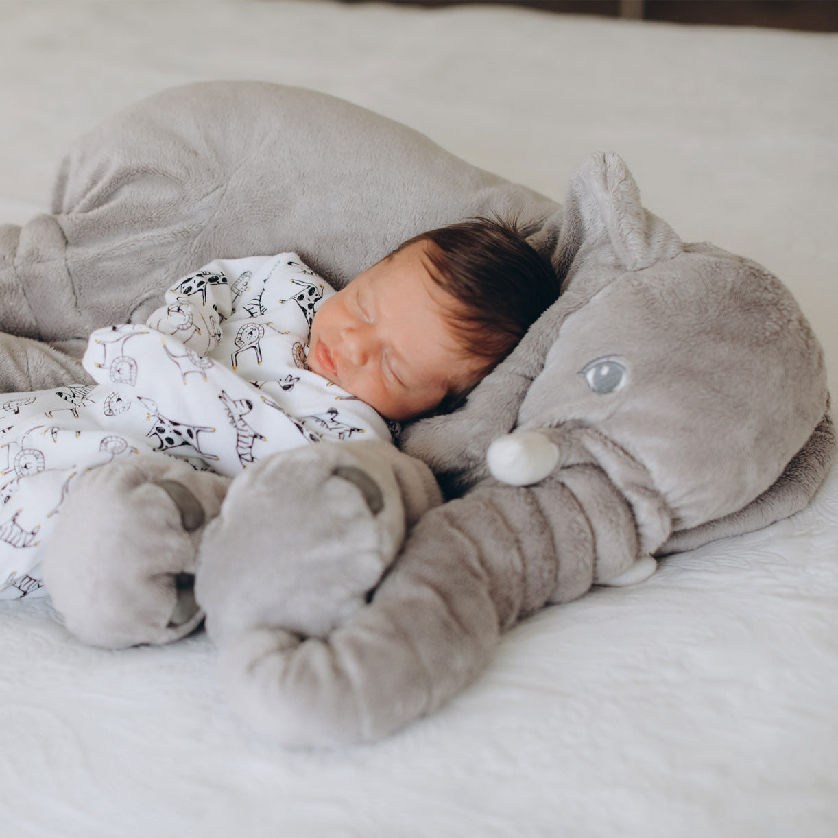 Cuddlephant™ | Baby Elephant Pillow
